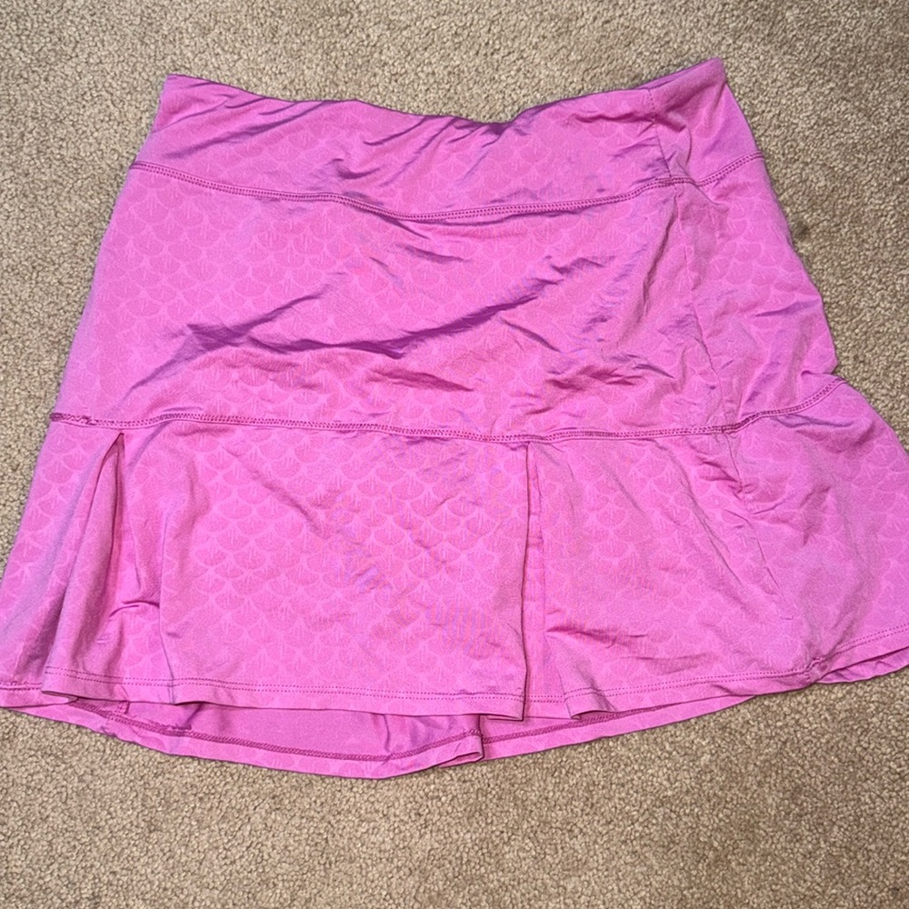 Pink golf skirt